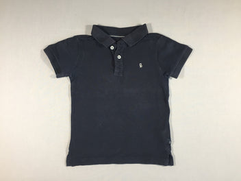 Polo m.c bleu foncé coton piqué