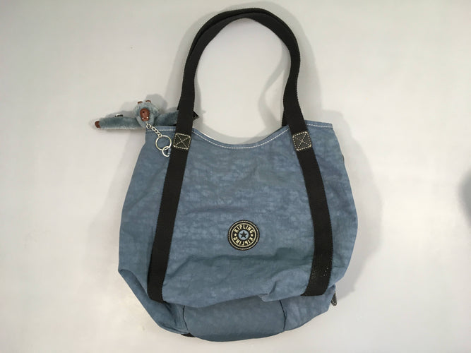 Sac fourre-tout taille moyenne bleu gris, moins cher chez Petit Kiwi