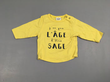 T-shirt m.l jaune âge