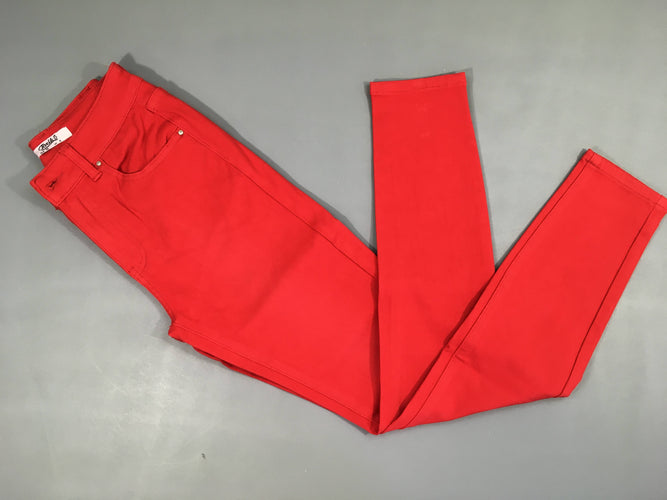 Pantalon rouge, taille 36, moins cher chez Petit Kiwi