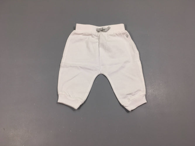 Pantalon jersey blanc, moins cher chez Petit Kiwi