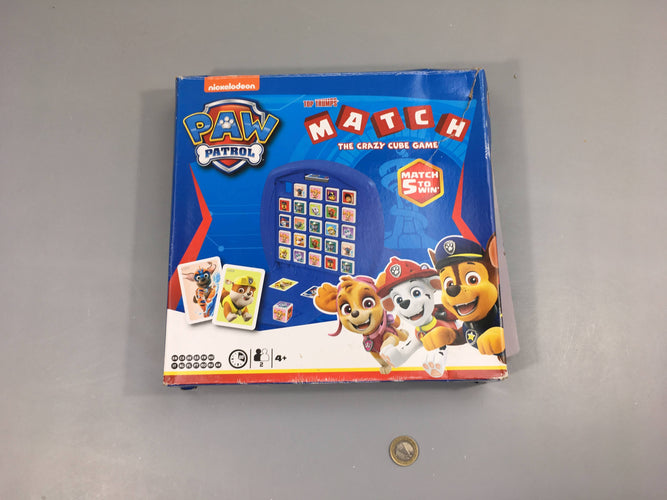 Jeu de match - Paw patrol +4a, moins cher chez Petit Kiwi