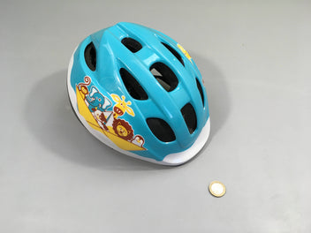 Casque bleu lion, S, 46-53cm Btwin