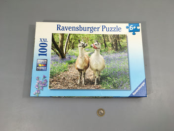 Puzzle lamas XXL 100pcs +6a - complet