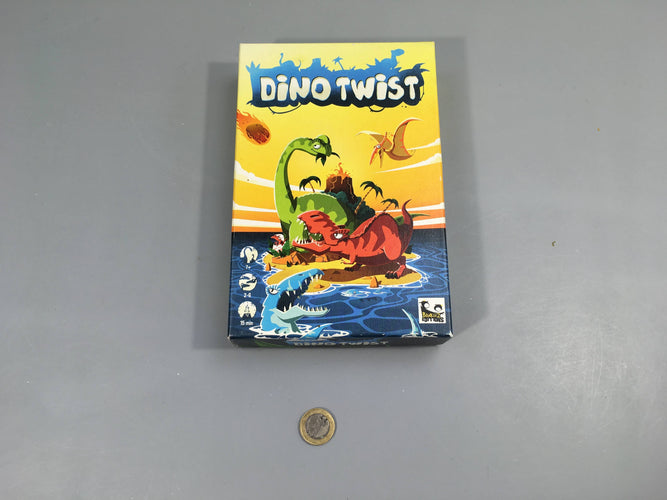 Dino Twist, Bankiiiz Editions, 2 à 6 joueurs, +7 ans - complet, moins cher chez Petit Kiwi