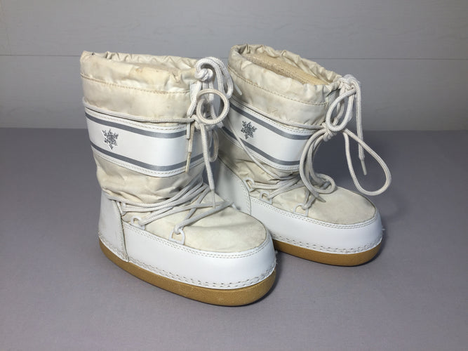 Moon Boots blanches - 39/31, moins cher chez Petit Kiwi