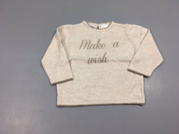 Pull écru Wish