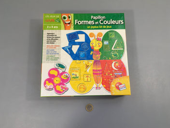 Papillon Formes et couleurs, un joyeux kit de jeux, 3-6a, Carotte magique