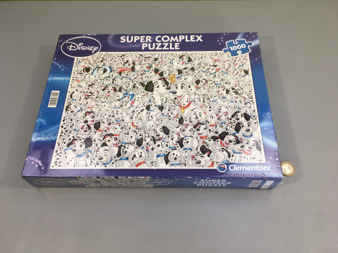 NEUF sous blister super complex puzzle 1000pc dalmatiens, moins cher chez Petit Kiwi