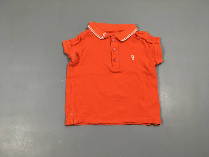 Polo m.c orange, moins cher chez Petit Kiwi