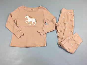 Pyjama 2pcs jersey brun clair Licorne (motif craquelé)