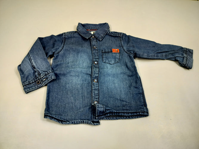 Chemise m.l denim, moins cher chez Petit Kiwi