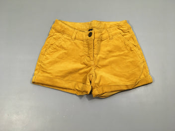 Short velours côtelé jaune moutarde