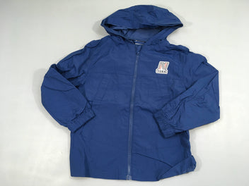 Veste légère zippée bleu foncé New york à capuche