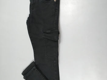 Jeans cargo superslim fit noir