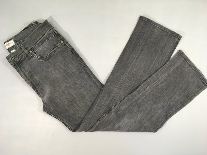 Jeans gris foncé, taille W34/L32, moins cher chez Petit Kiwi
