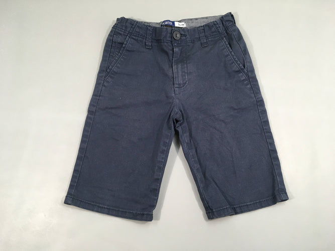 Bermuda chino Slim bleu foncé, moins cher chez Petit Kiwi