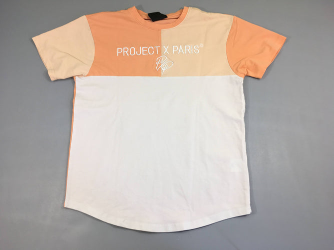 T-shirt m.c orange/saumon Project, taille M, moins cher chez Petit Kiwi