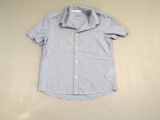 Chemise m.c bleu clair easy iron, moins cher chez Petit Kiwi