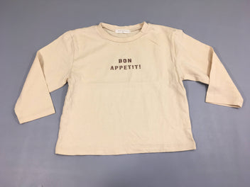 T-shirt m.l beige Bon appétit! Monbébé