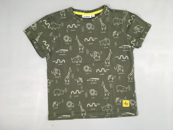 T-shirt m.c vert animaux