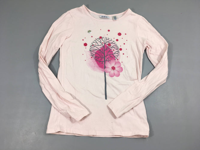 T-Shirt m.l rose, ar.bre/fleurs, moins cher chez Petit Kiwi