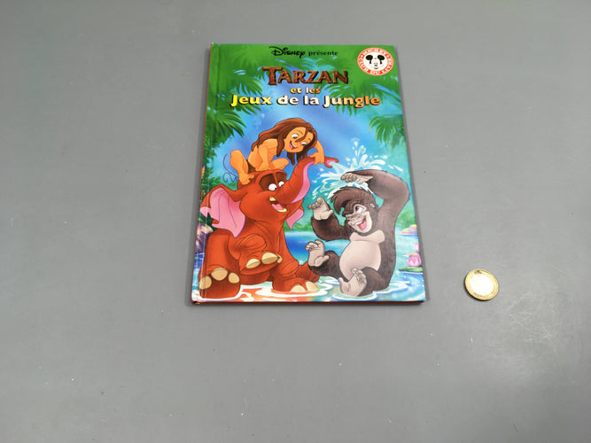 Tarzan et les jeux de la jungle, Mickey club du livre, moins cher chez Petit Kiwi