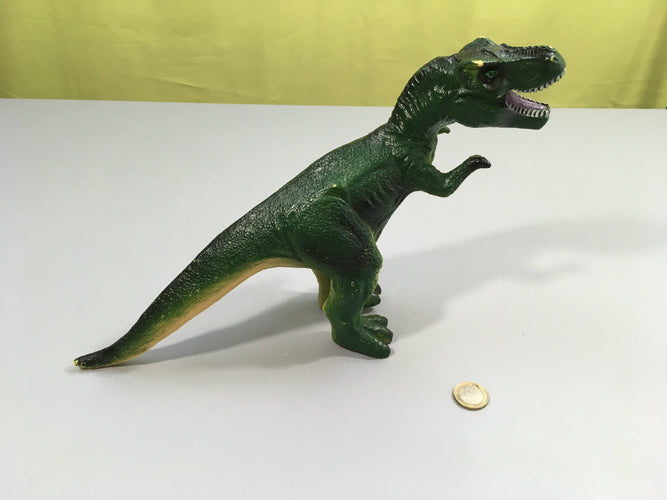 Figurine caoutchouc souple 20cm T-rex, quelques traces d'usure, moins cher chez Petit Kiwi