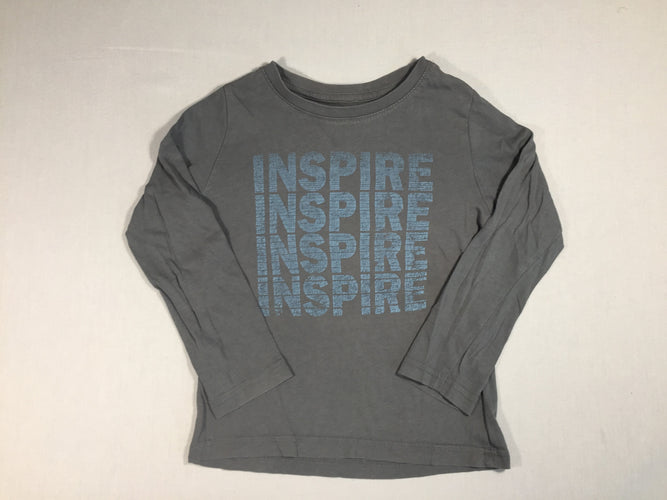 T-shirt m.l gris Inspire, moins cher chez Petit Kiwi