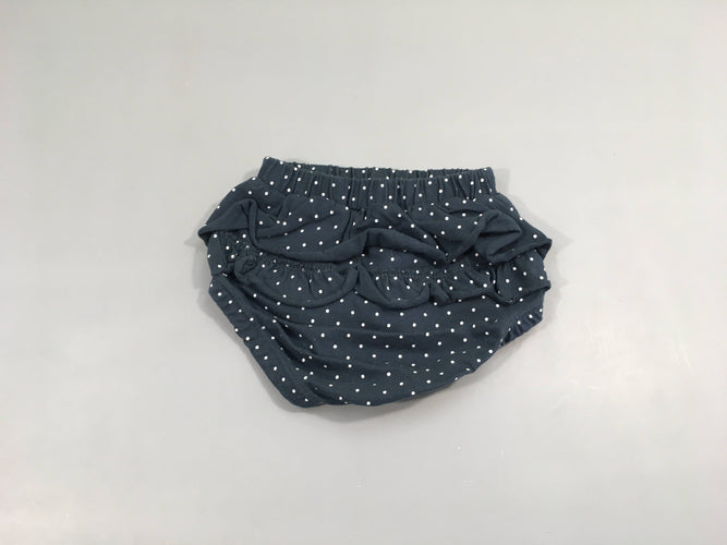 3 bloomers blanc/bleu marine pois/rose étoiles, moins cher chez Petit Kiwi