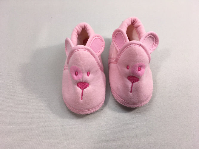 Chaussons rose ours, moins cher chez Petit Kiwi