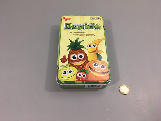 Rapido Le jeu de mémoire le plus rapide +5a, moins cher chez Petit Kiwi