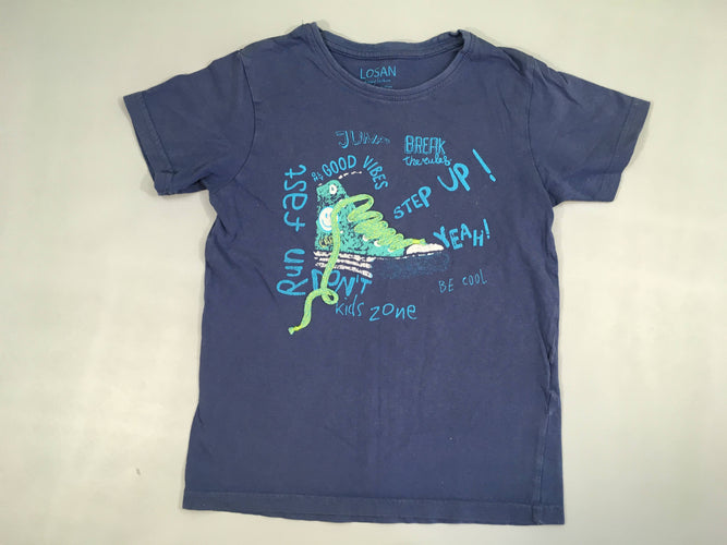 T-shirt m.c bleu foncé baskets, moins cher chez Petit Kiwi