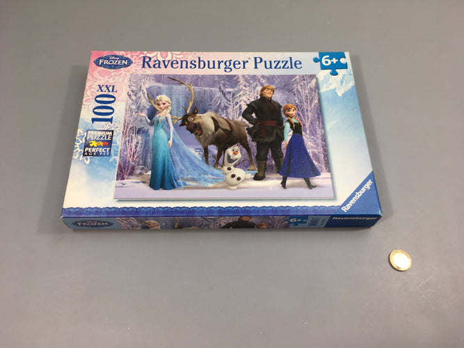 Puzzle XXL Frozen +6a 100 pcs, moins cher chez Petit Kiwi