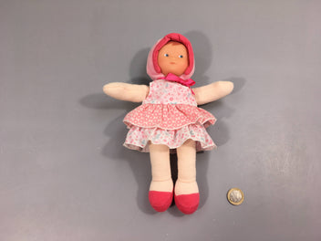 Poupée doudou Corolle robe fleurie