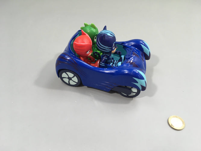 Voiture Pyjamasque avec Yoyo, Bibou et Gluglu, moins cher chez Petit Kiwi