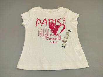 T-shirt m.c blanc Paris