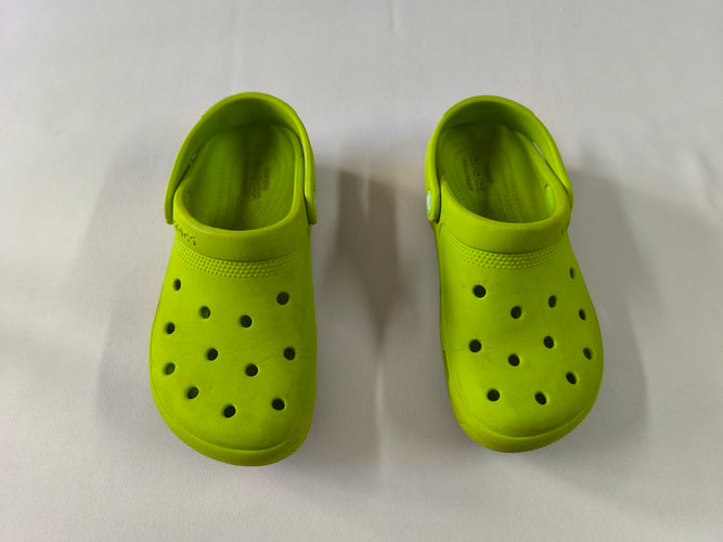 Crocs vertes (à rafraîchir), J2 33-34, moins cher chez Petit Kiwi