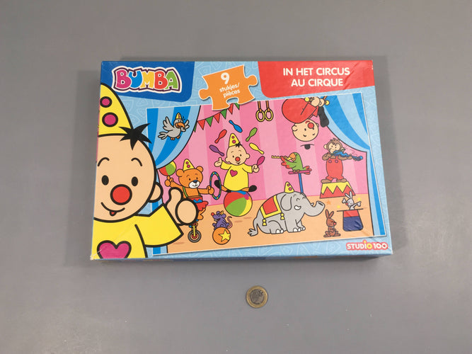 Complet Puzzle 9pcs Bumba au cirque, moins cher chez Petit Kiwi