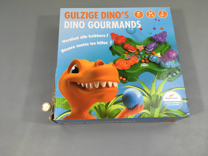 Complet dino gourmands, 4+, moins cher chez Petit Kiwi