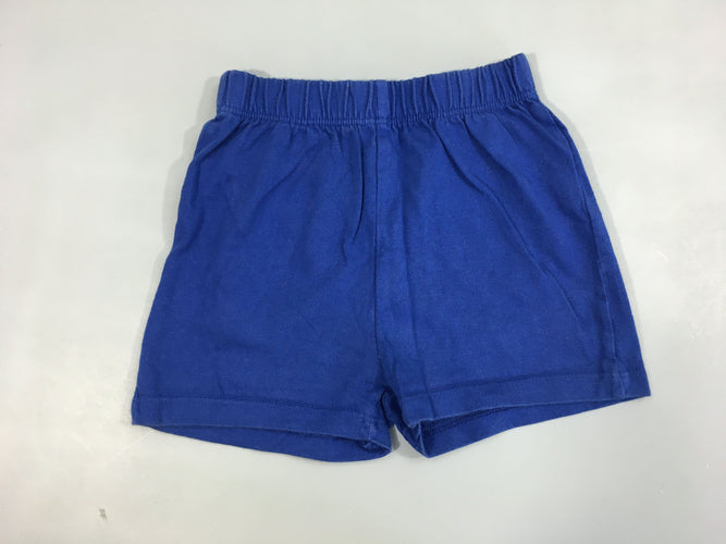 Short jersey bleu, moins cher chez Petit Kiwi