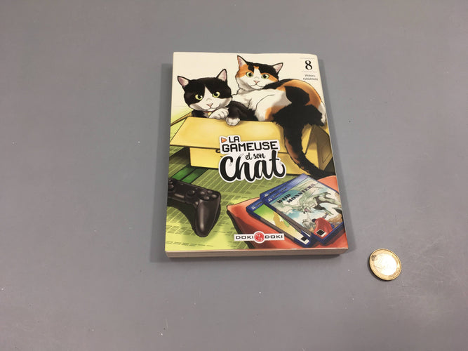 8-La gameuse et son chat, moins cher chez Petit Kiwi