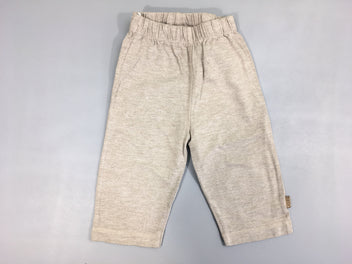 Pantalon jersey beige flammé