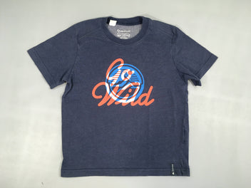 T-shirt m.c bleu foncé go wild