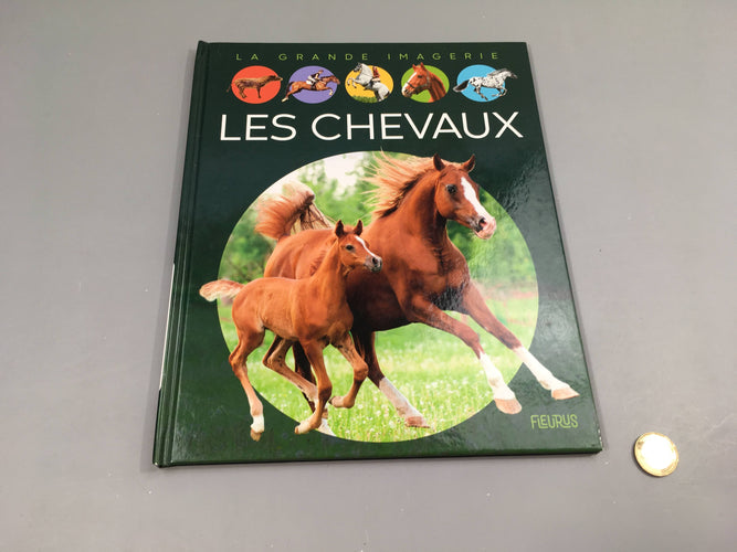 Les chevaux-La grande imagerie, moins cher chez Petit Kiwi