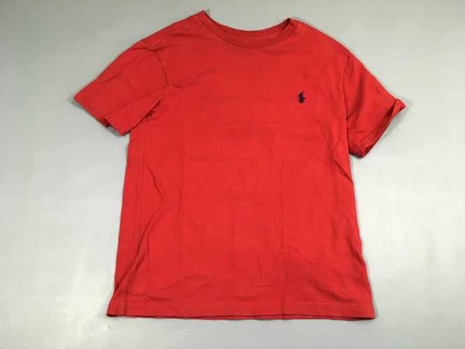 T-shirt m.c rouge polo ralph lauren, moins cher chez Petit Kiwi