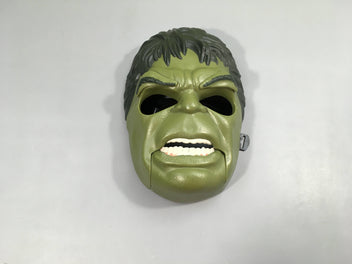 Masque de Hulk rigide-Bouche et sourcils bougent avec le menton