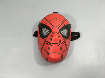 Masque Spiderman-Bouche et yeux bougent avec le menton