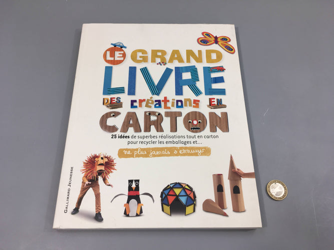 Le grand livre des créations en carton, moins cher chez Petit Kiwi