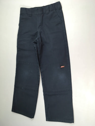 Pantalon chino bleu foncé Dickies-Légèrement usé genoux, moins cher chez Petit Kiwi